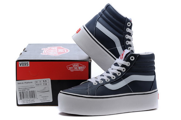 Vans High Top Shoes Women--065